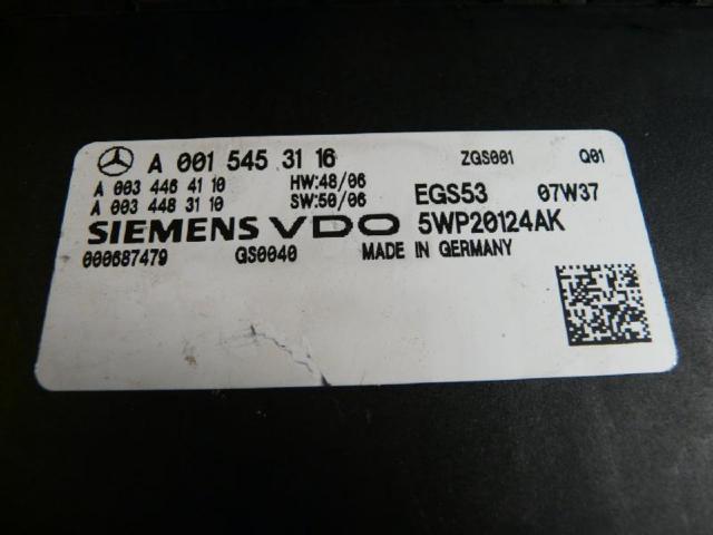 Getriebesteuergeraet w211 a0015453116 bild2