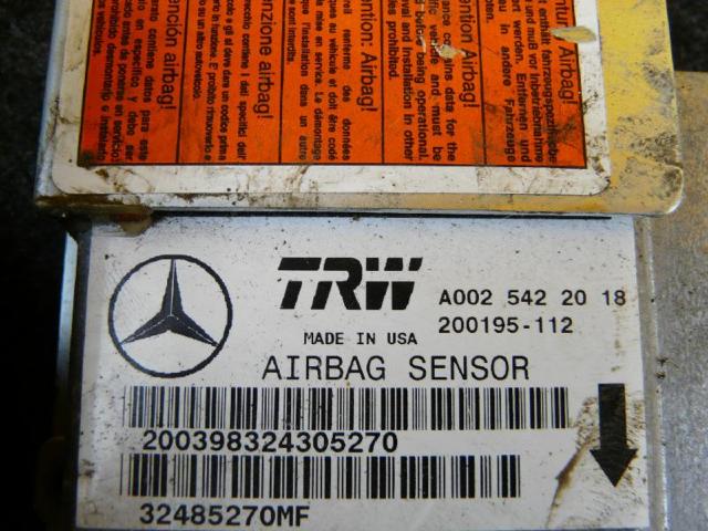 Steuergeraet airbag w163 ml  a0025422018 bild1