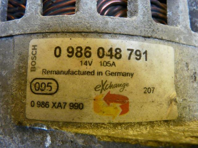 Lichtmaschine vectra c kombi 88kw 1,9l z157 bild1