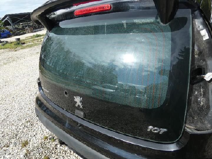 Heckklappe peugeot 107 schwarz  exz bild1