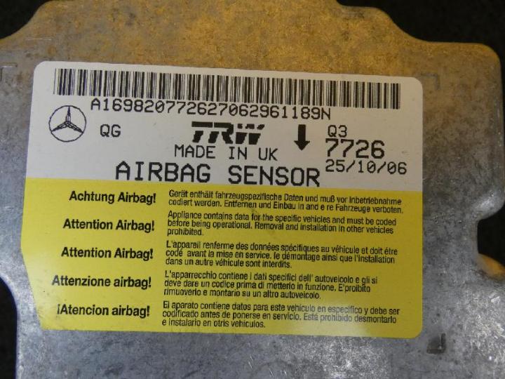 Steuergeraet airbag a16982077262 w169 bild2
