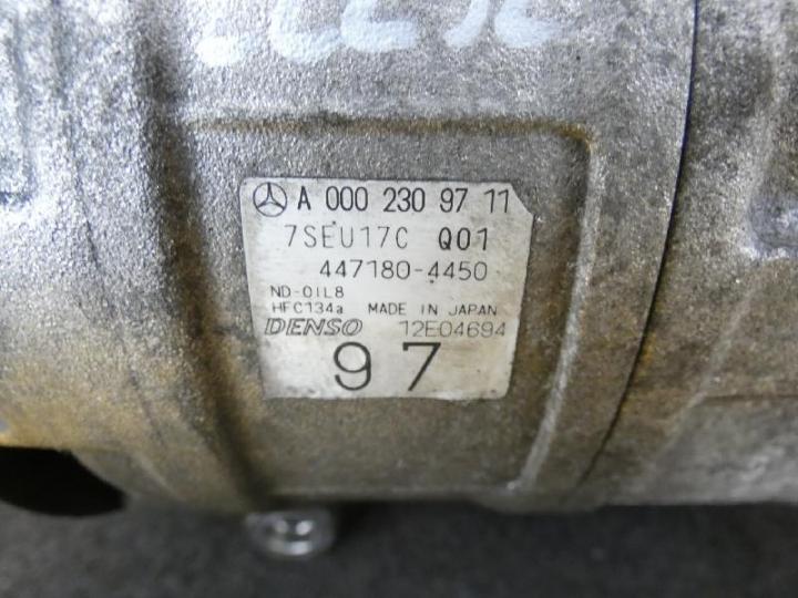 Klimakompressor w203 c200kt 447180-4450 1,8 Bild