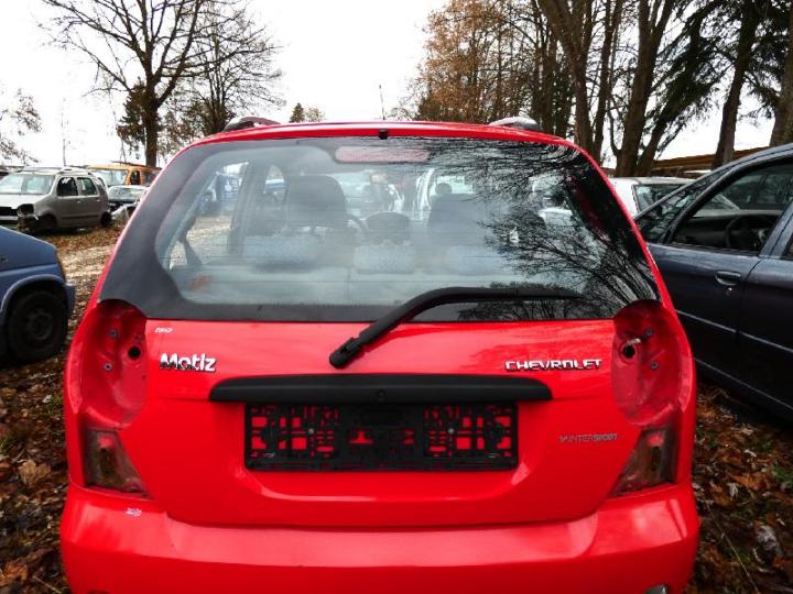 Heckklappe chevrolet matiz super red 73l bild1