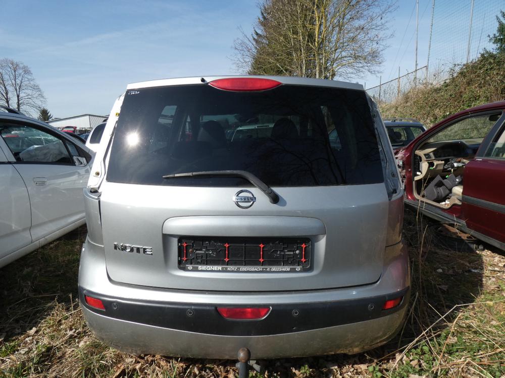 Heckklappe nissan note e11 grau bild1