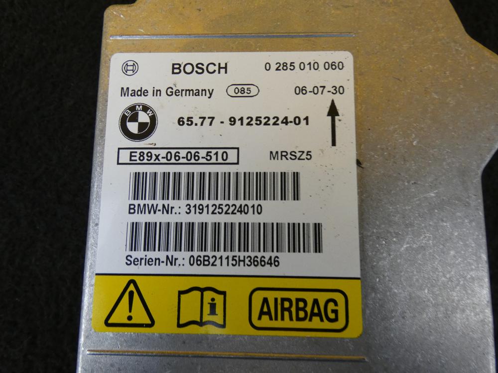 Steuergeraet airbag 65.77-9125224-01 e87 116i bild2