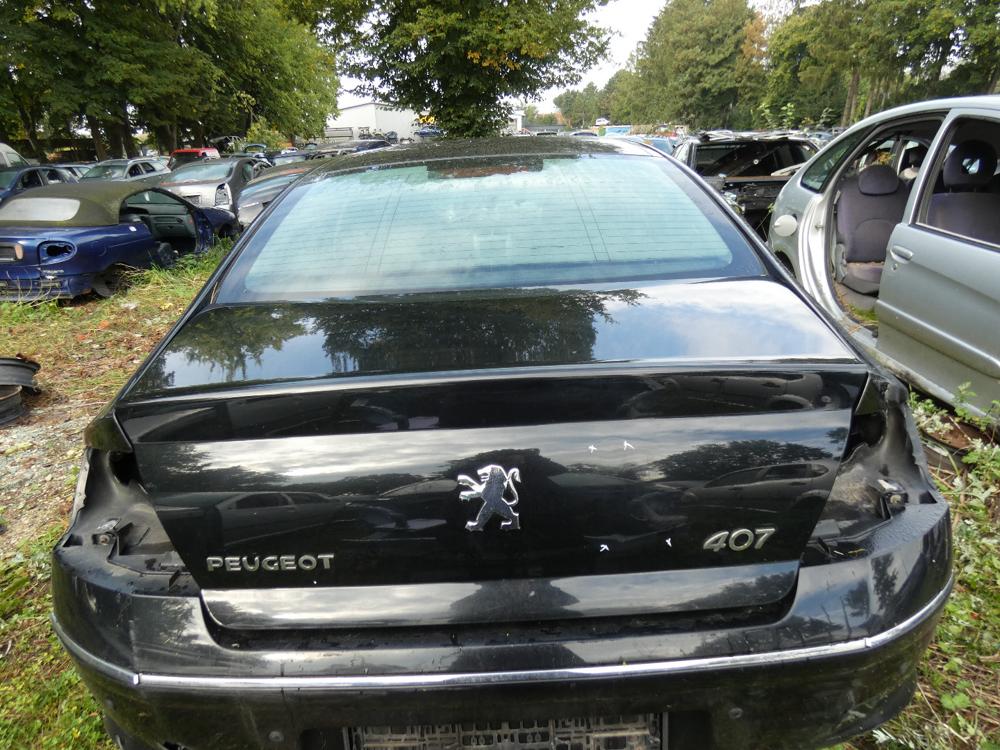 Heckklappe peugeot 407 Limousine schwarz bild1