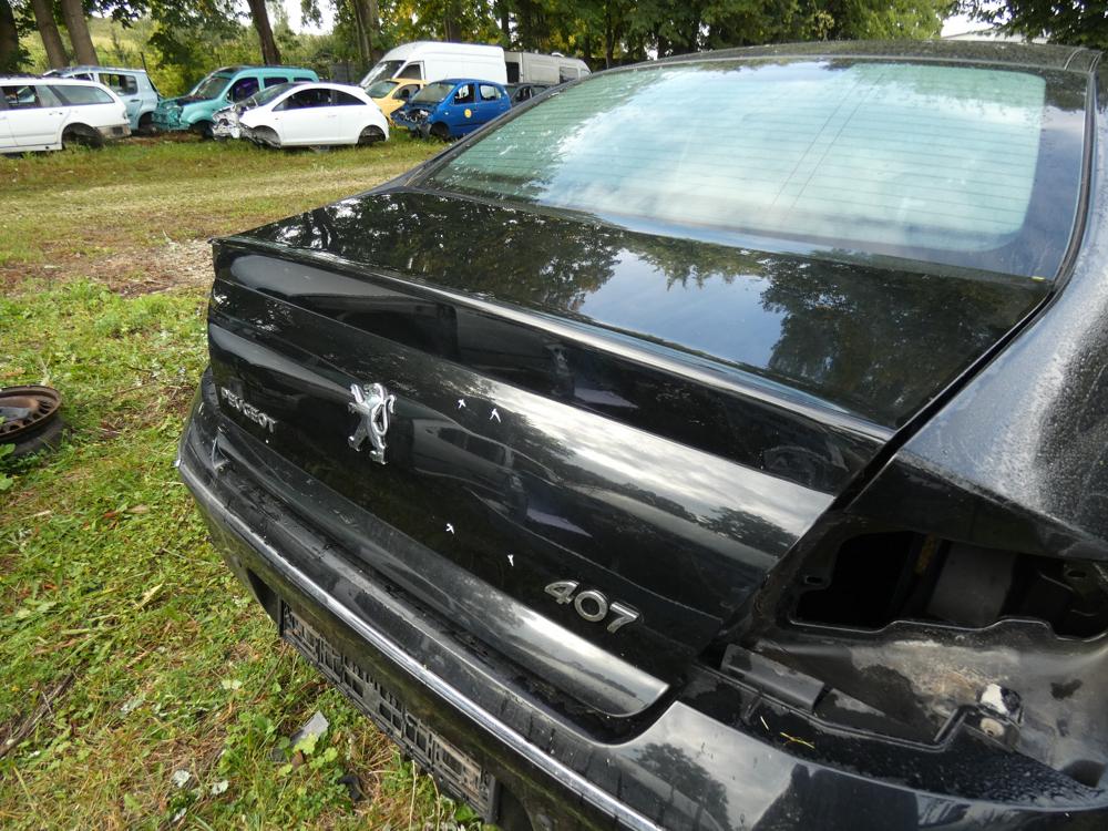 Heckklappe peugeot 407 Limousine schwarz bild2