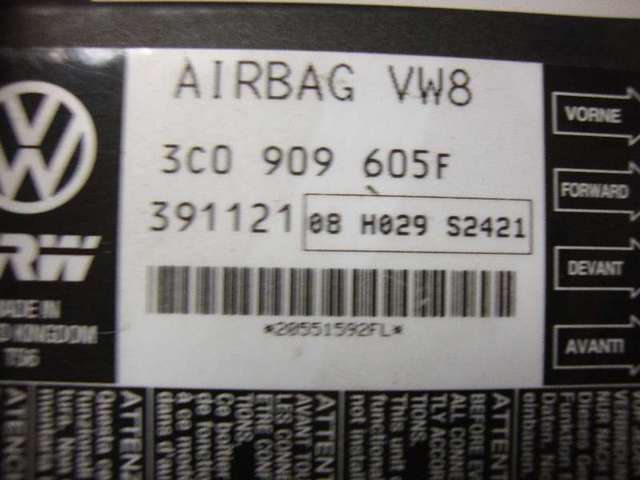 Steuergeraet airbag  passat 3c bild2