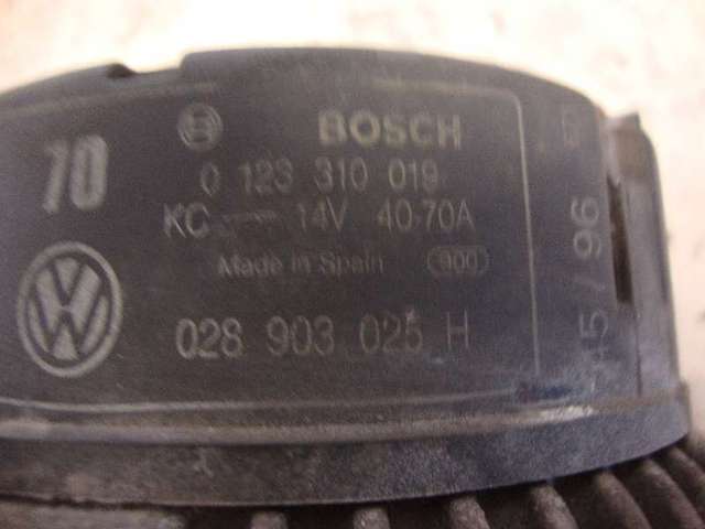 Lichtmaschine 70a   polo 6n 1,0 bj 94 bild1