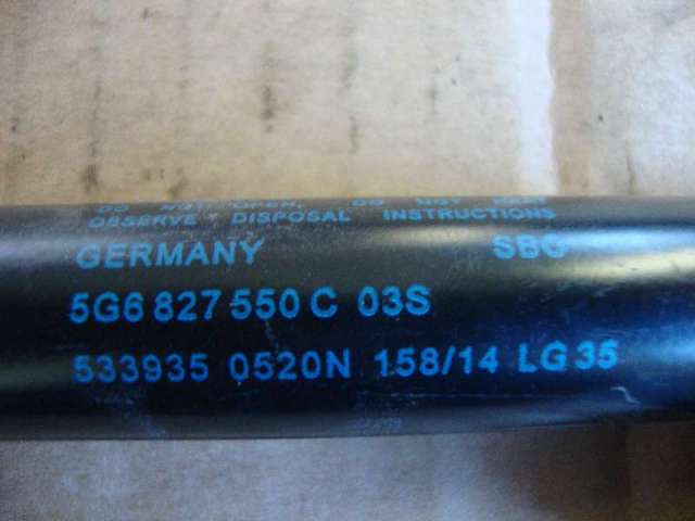 Gasdruckfeder heckklappe vw  golf 7 bild2