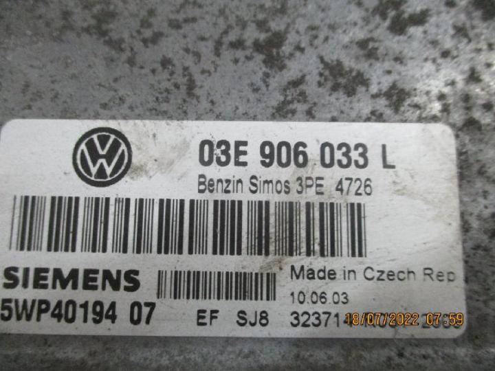 Steuergeraet motor polo 9n 1,2 bj 2004 bild1