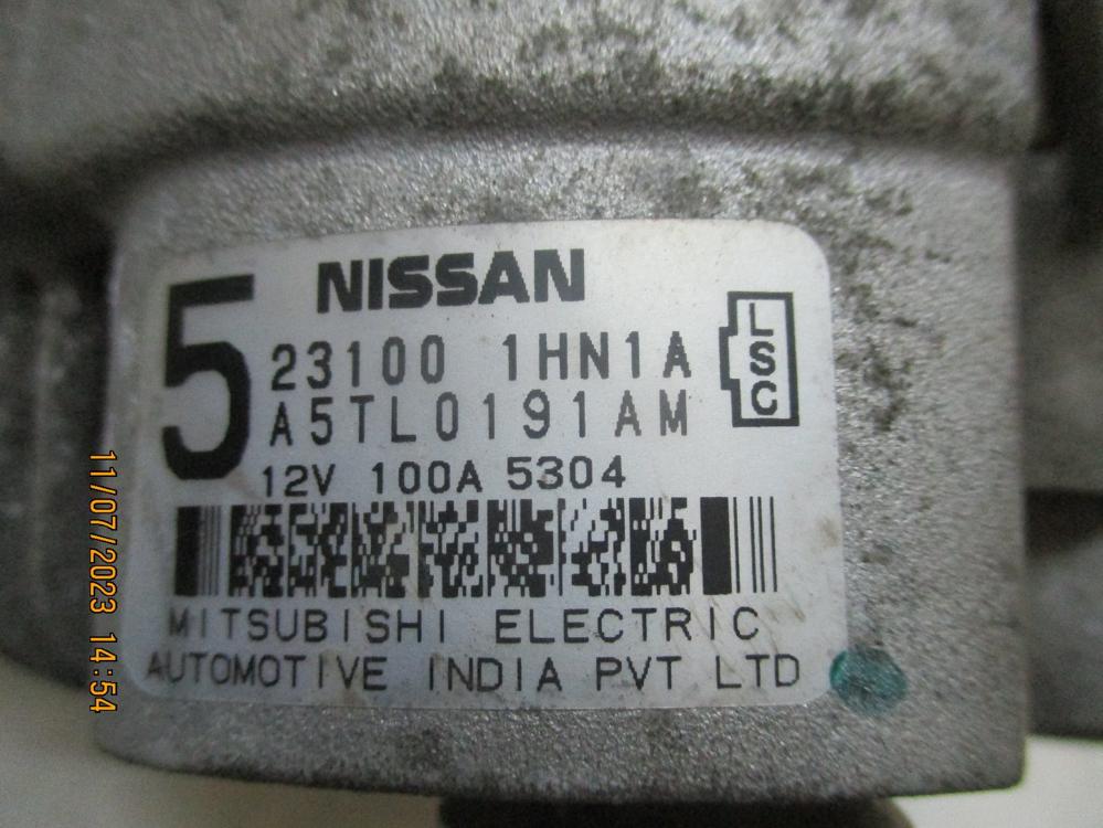 Lichtmaschine   nissan micra k13 bj 2015 bild1