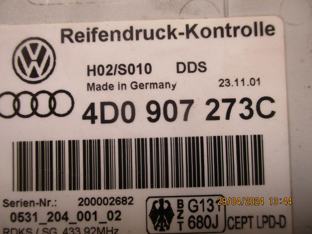 Steuergeraet reifendruck-kontrolle rs6 bj 2003 bild2