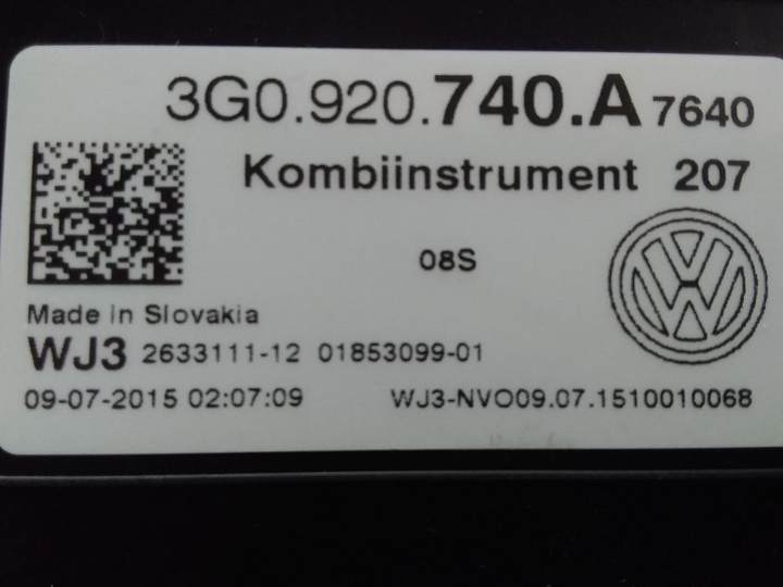 Kombiinstrument bild1