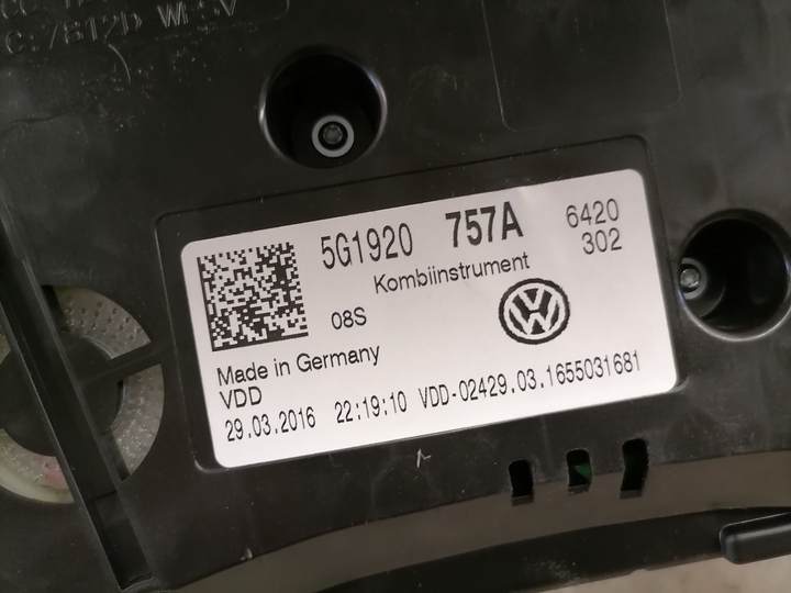 Kombiinstrument gtd bild1