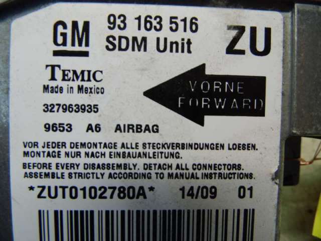 Steuergeraet airbag bild1