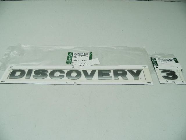Discovery 3 schriftzug heckklappe set chrom bild1
