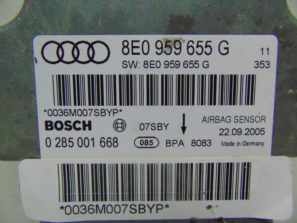Steuergeraet airbag 8e0959655g Bild