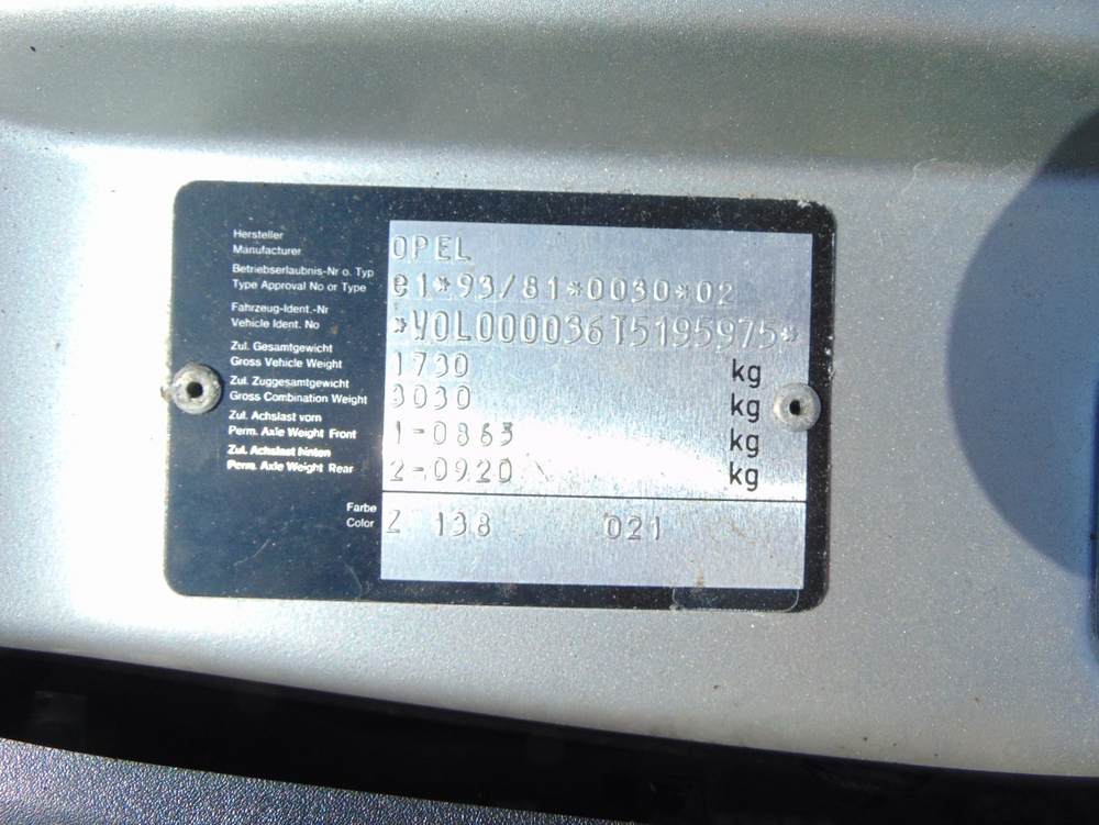 opel vectra b lim.  bild1